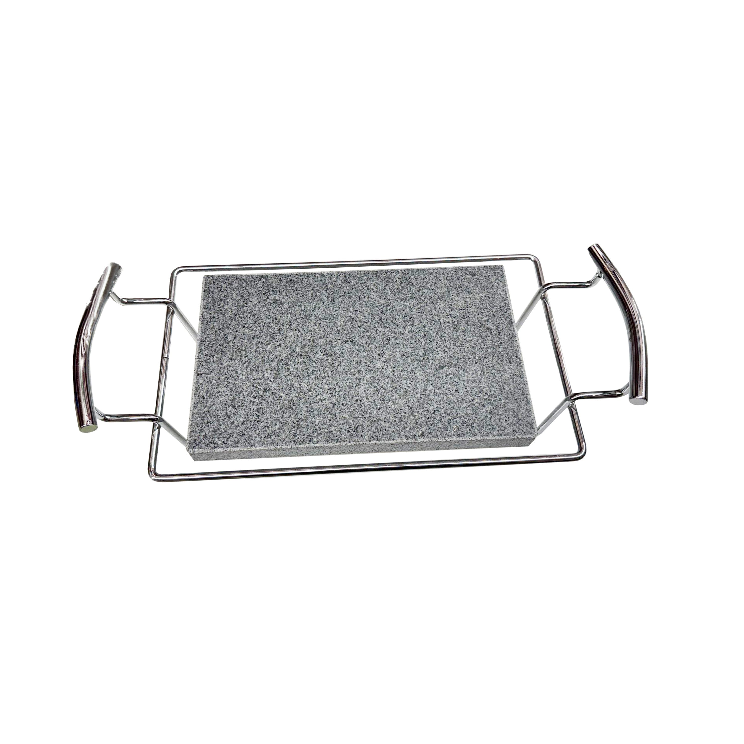 Chefco SG-1525, Rectangular store plate with stainless steel stand - Chefcoca