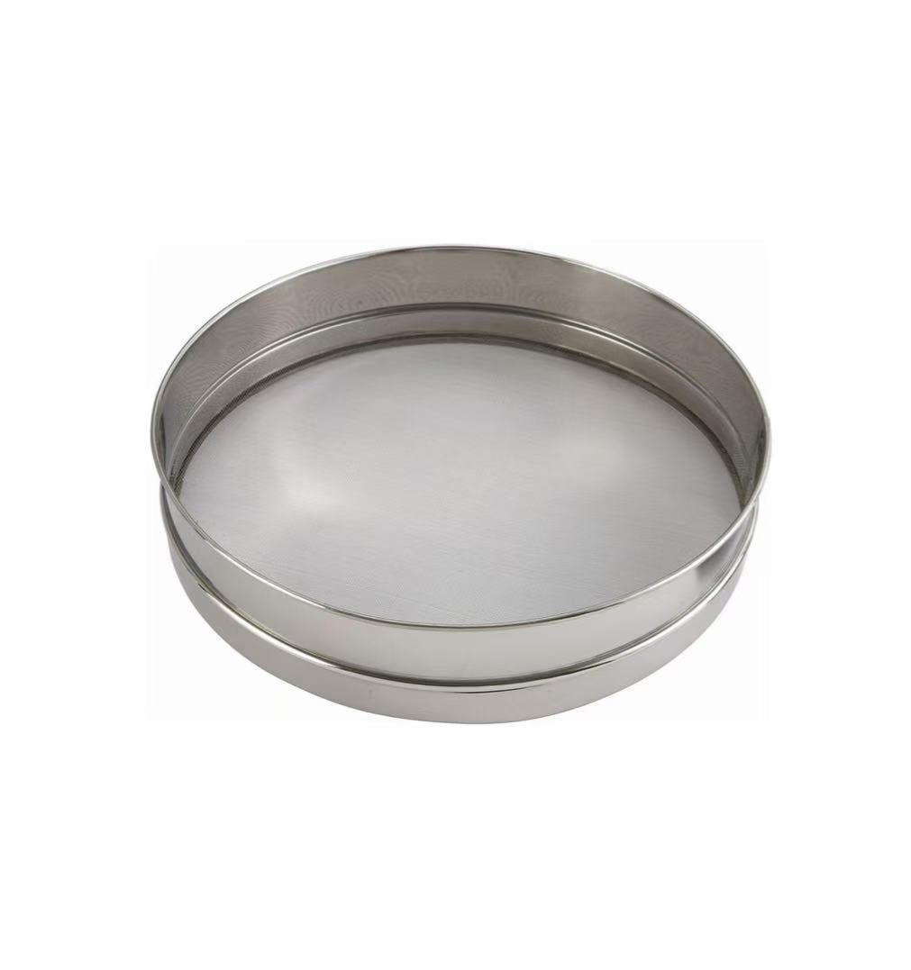 Tamis, bord et maille en acier inoxydable (10" à 16" de diamètre)