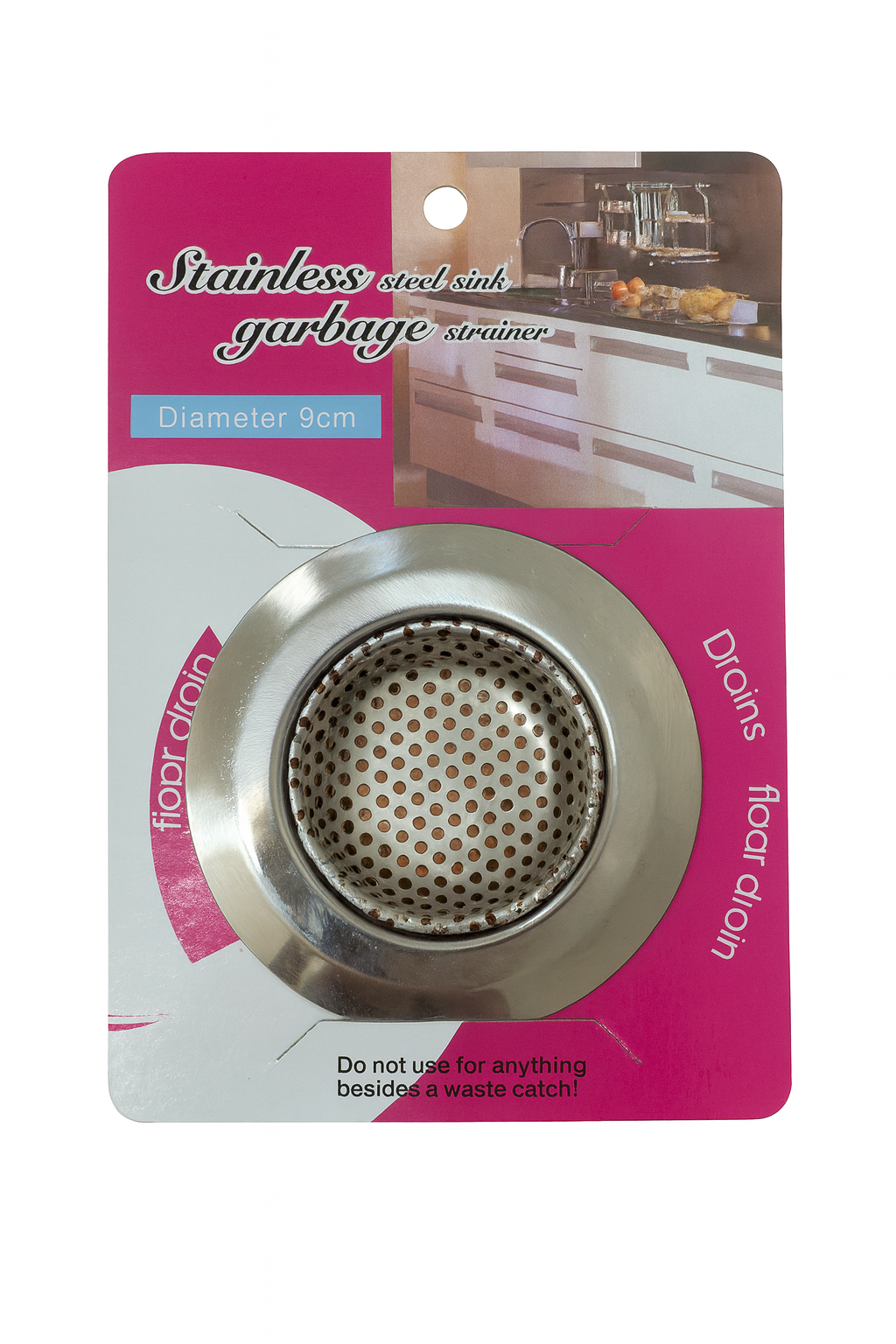 SIK-3 - Crépine d'évier 3" en acier inoxydable