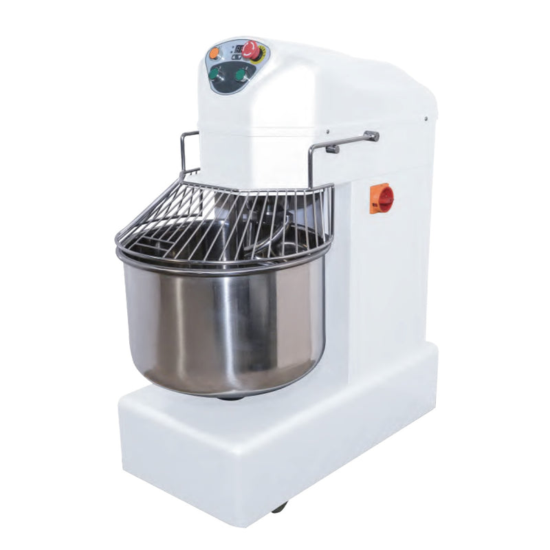 SM-40QT,30 Kg Kneading Capacity Commercial Spiral Mixer, Double Speed & Digital Timer, 208 V-3 Phase
