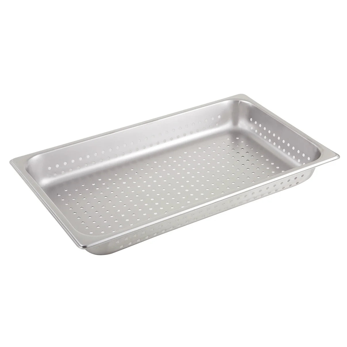 SPFP2 - Perforated Steam Pan, 25 Gauge Stainless Steel - Full, 2-1/2" - Chefcoca