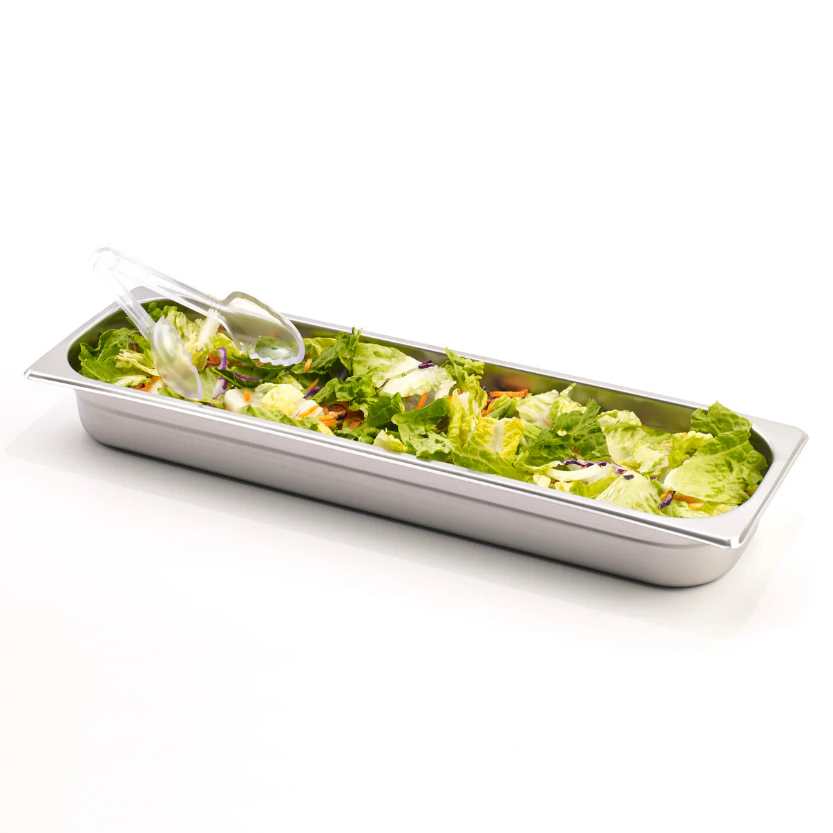 Anti-Jam Half Long Steam Pan, 25 Gauge Stainless Steel,2 1/2" Deep - Chefcoca