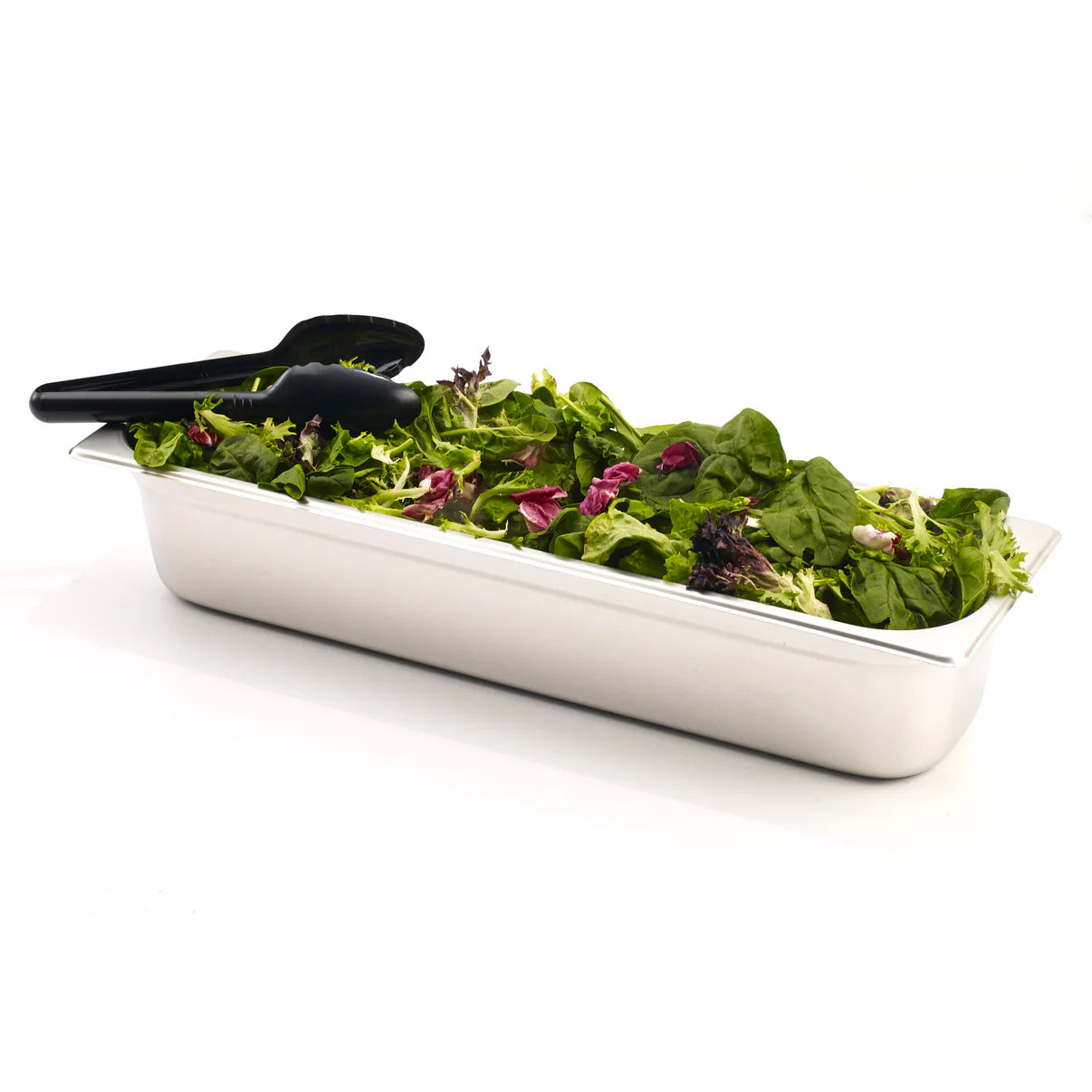 Anti-Jam Half Long Steam Pan, 25 Gauge Stainless Steel, 4" Deep - Chefcoca