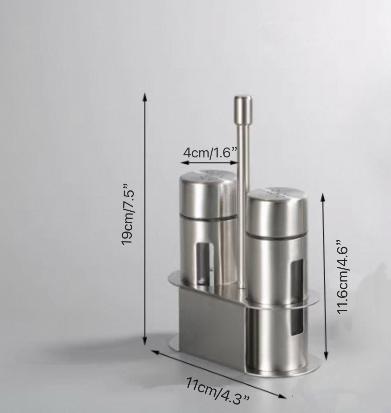 CHEFCO,SSB-12S,Salt and Pepper 2units Set