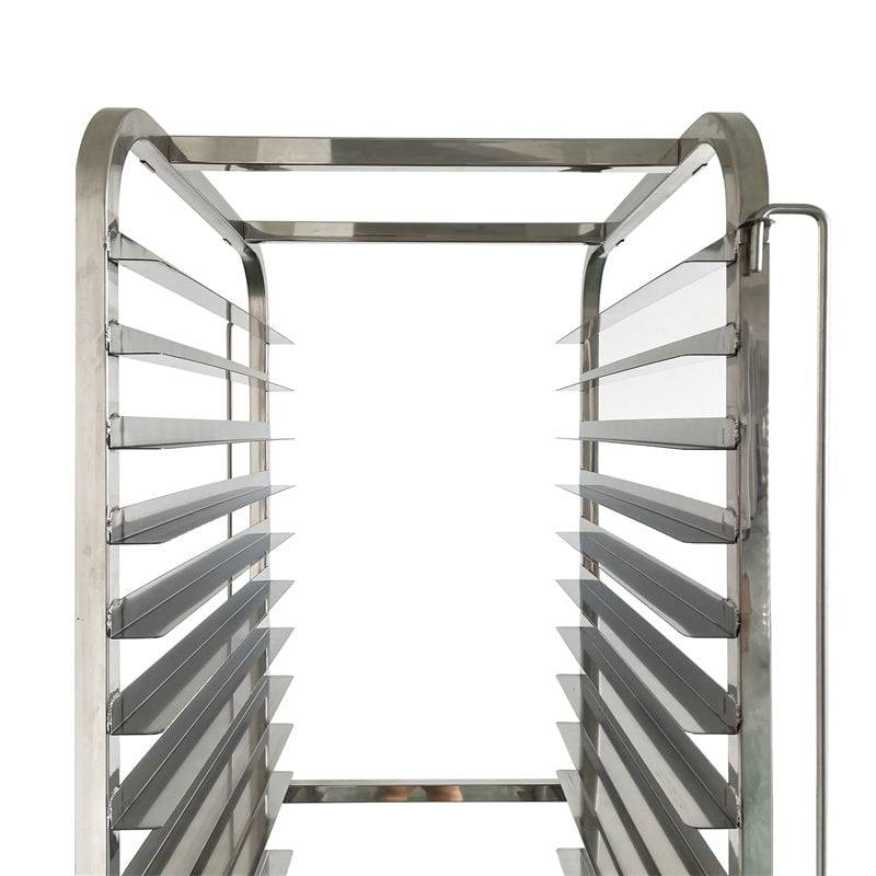 Metal304, 10-Tiered Stainless Steel Sheet Pan Rack with Brakes - Chefcoca