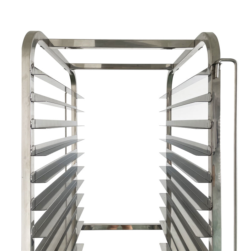 20-Tiered Stainless Steel Sheet Pan Rack with Brakes - Chefcoca