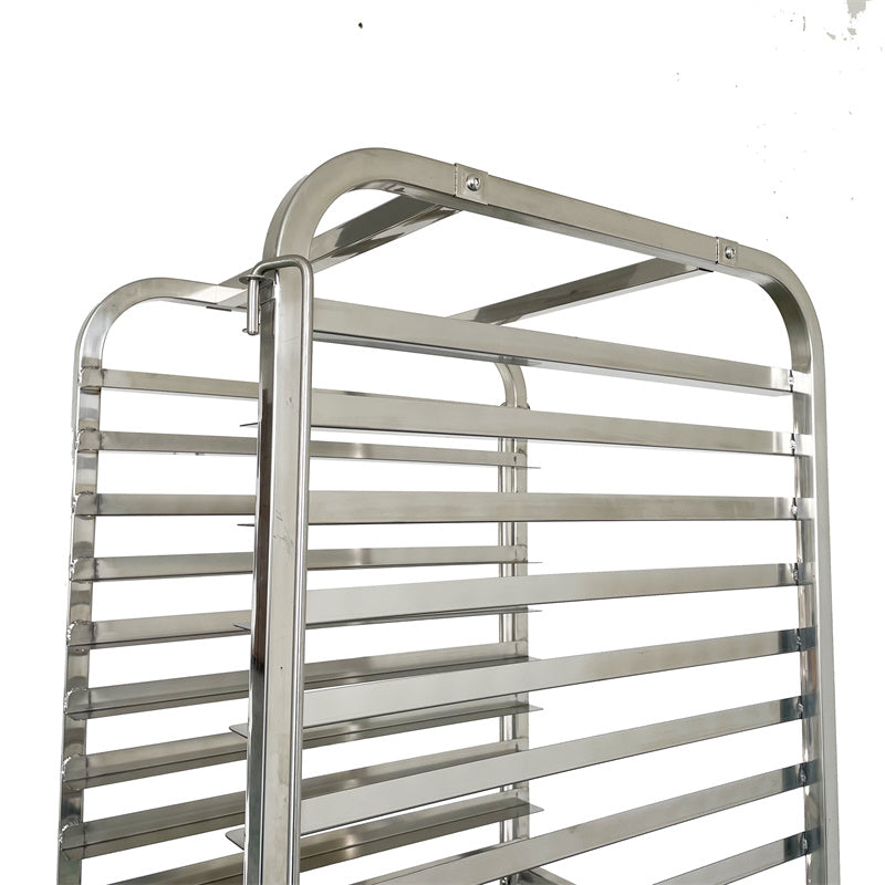 20-Tiered Stainless Steel Sheet Pan Rack with Brakes - Chefcoca