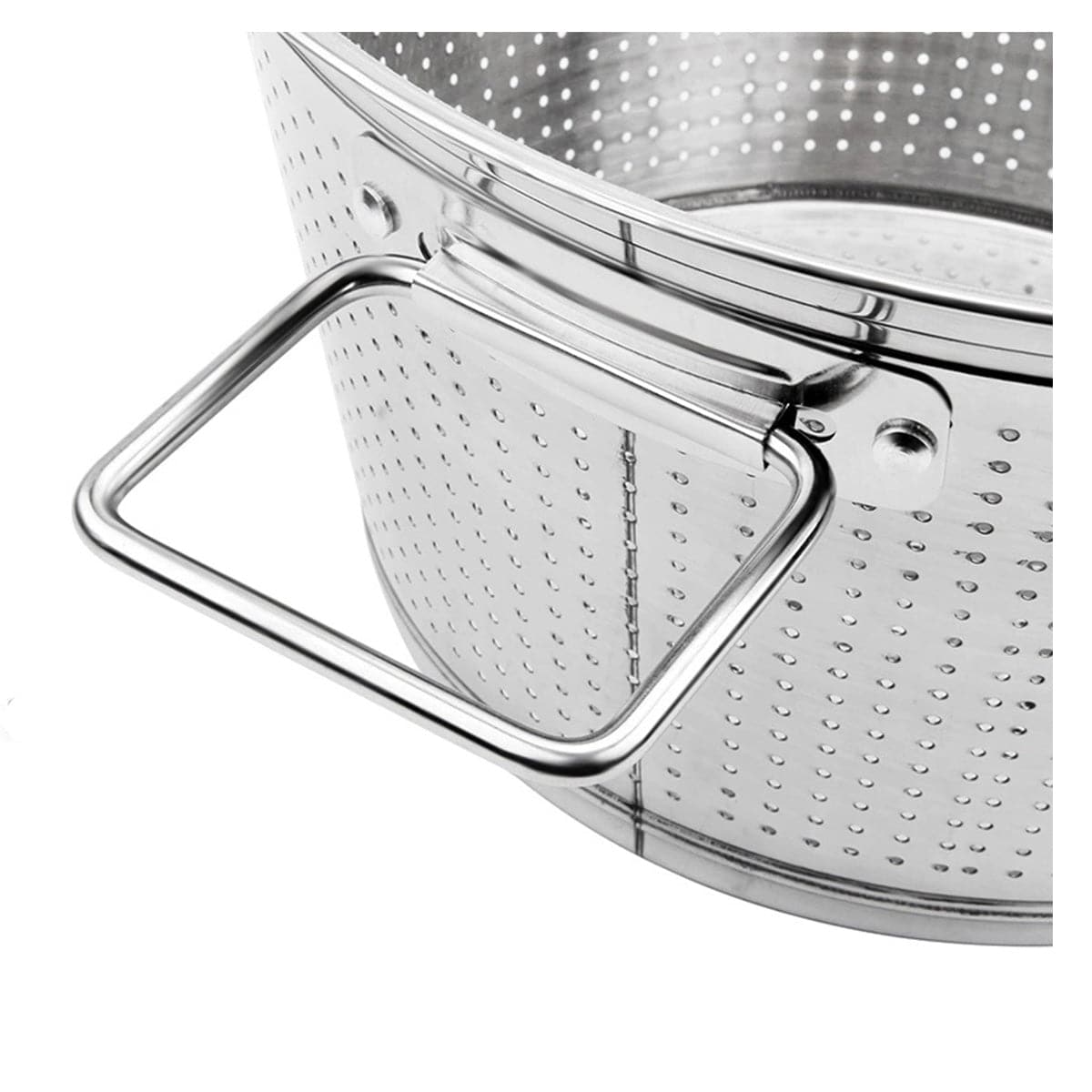 Heavy Duty Stainless Steel Colander/Basket/Strainer with Handle - Chefcoca