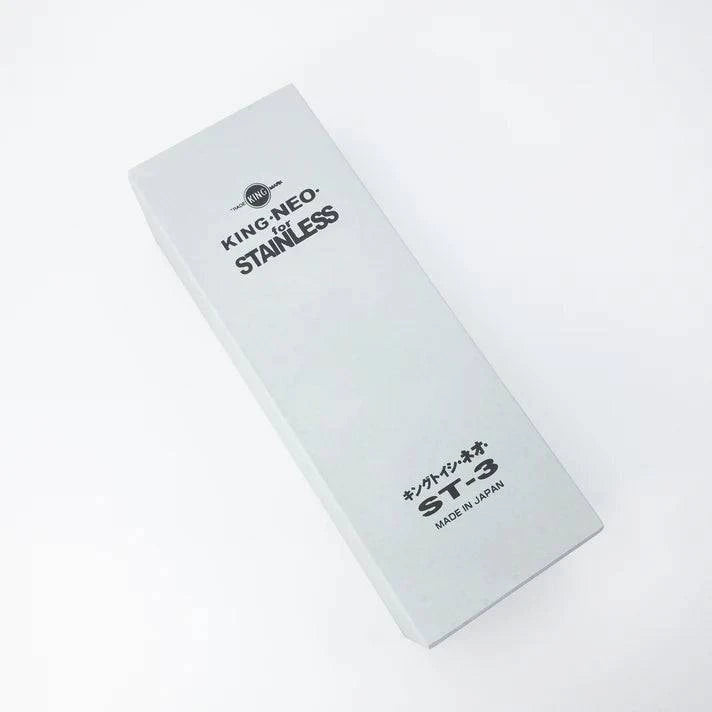 KING NEO #800 Deluxe Sharpening Stone, Medium, 220mm x 80mm x 70 mm - Chefcoca
