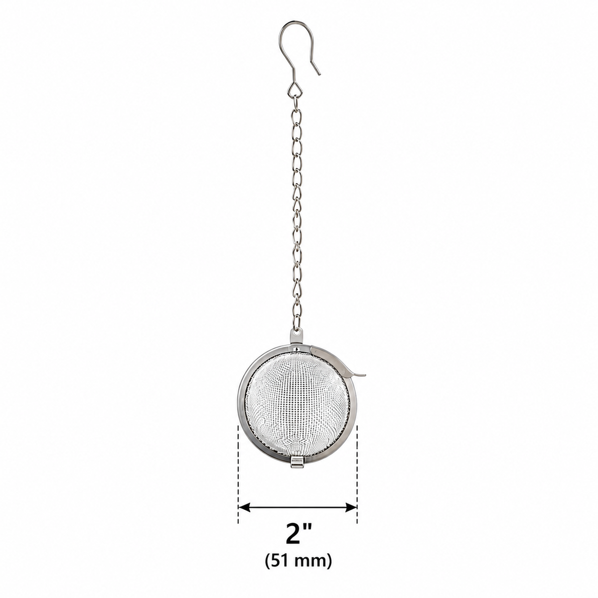 CHEFCO,STB-2,Tea Infuser Ball, stainless steel 2"