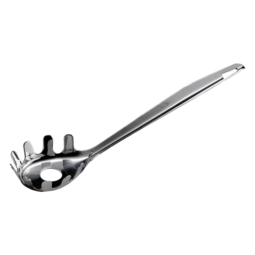 STS-9 - Spaghetti Server, Stainless Steel - 9" - Chefcoca