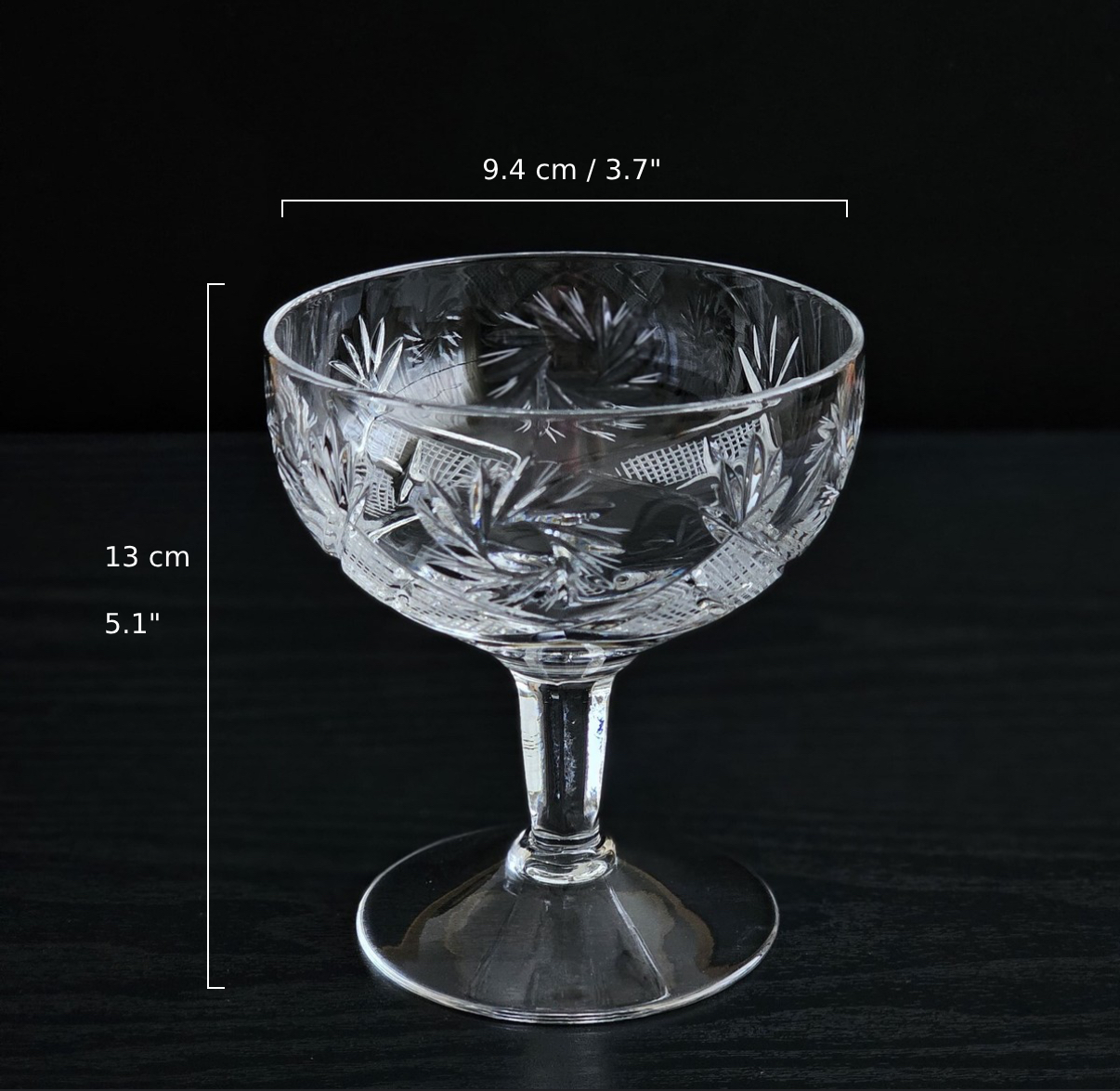 Ice Cream Glass Bowl, 190ml (BMIC95) - Chefcoca