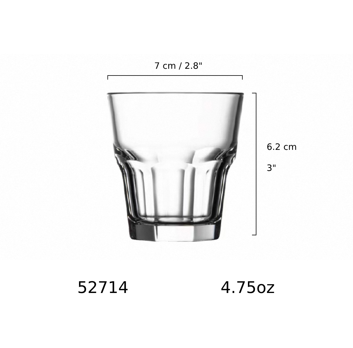 Pasabahce Casablanca Glass, 4.75oz (52714) - Chefcoca