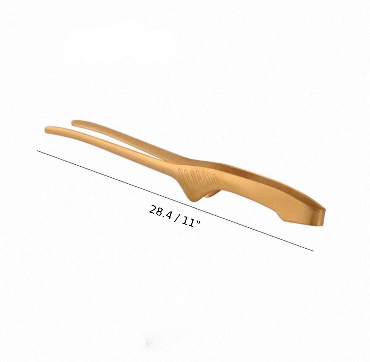 Golden Korean Style BBQ Tong, 12" (SUT-12G) - Chefcoca