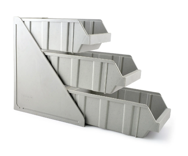 Chefco, Grey 3 Tier Versa Organizer Bin Set 3 (JD-86259G) - Chefcoca