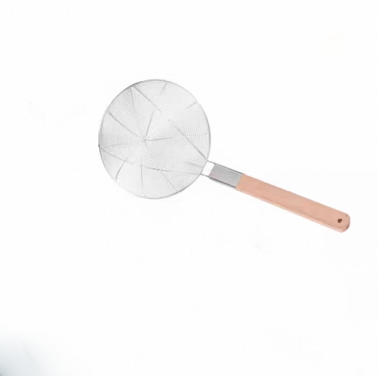 Chefco, 26 cm Hard Skimmer with Wooden Handle (HSW-26) - Chefcoca