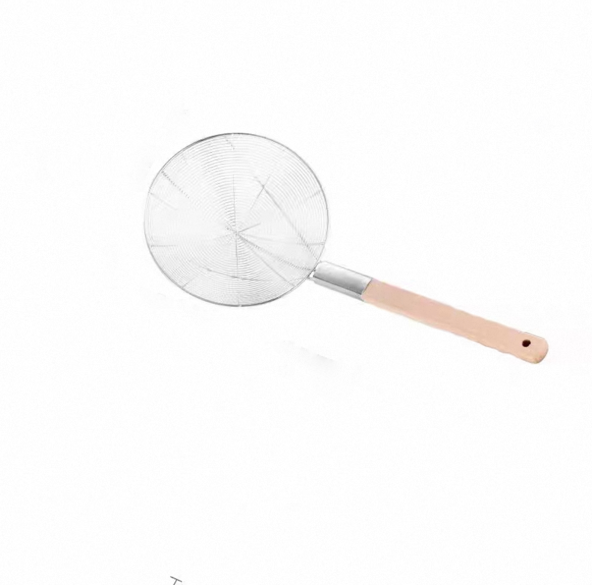 Chefco, 22cm Hard Skimmer with Wooden Handle (HSW-22) - Chefcoca