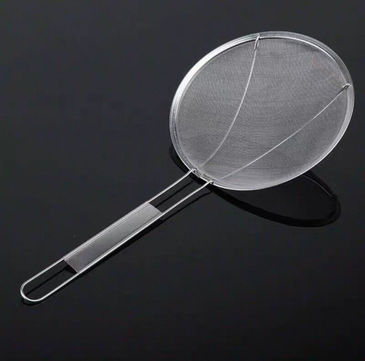 Chefco, Round Mesh Skimmer, Stainless Steel Fine, 20cm Dia (CH-198) - Chefcoca