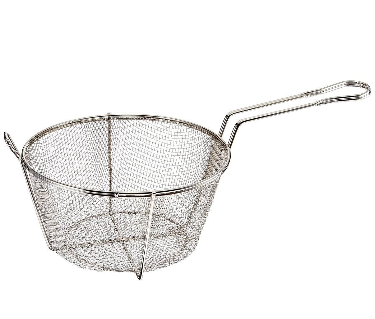 Chefco, 9.5" Stainless Steel Wire Round Basket (MSB-9.5) - Chefcoca