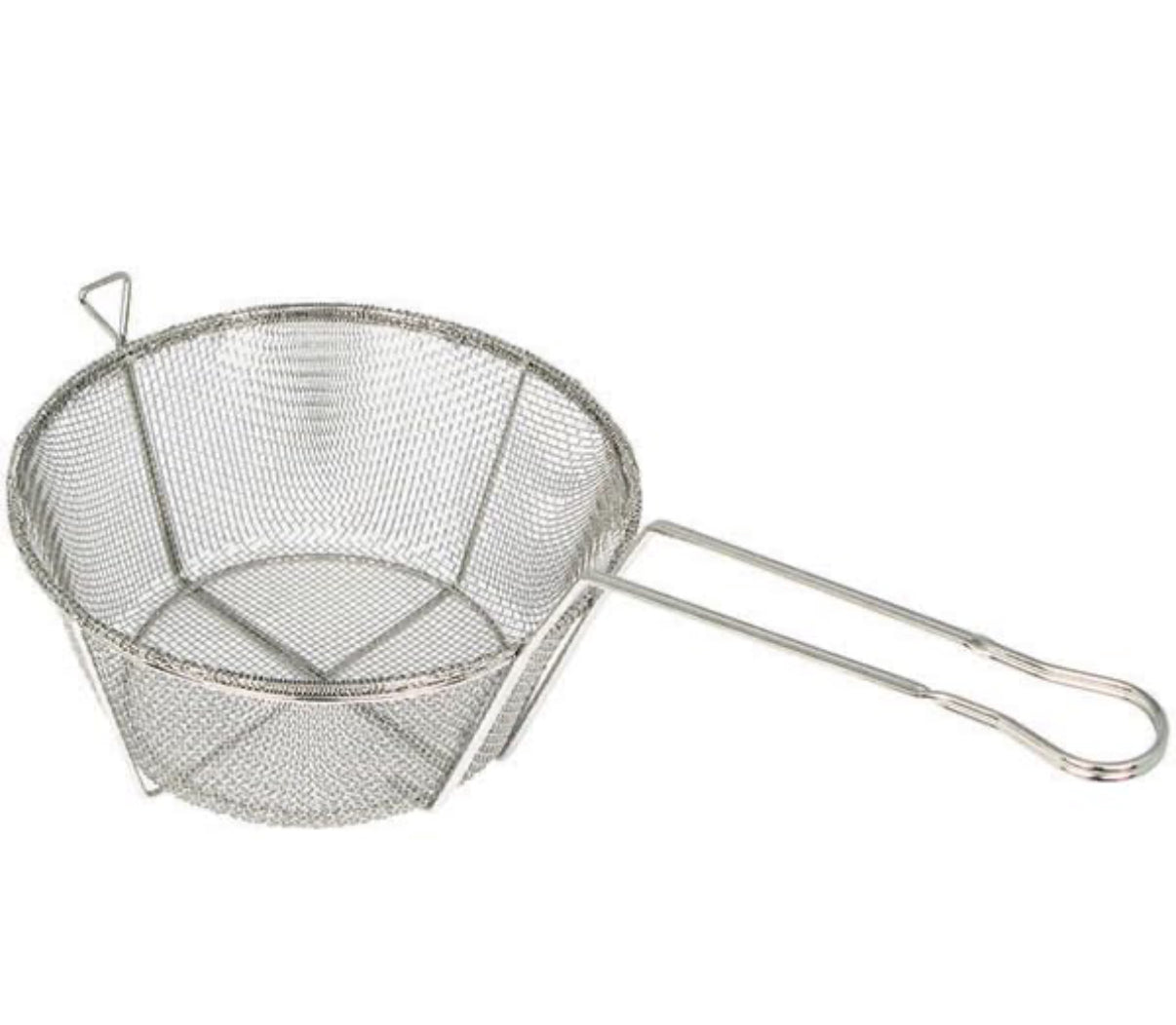 Chefco, 11.5" Stainless Steel Wire Round Basket (MSB-11.5) - Chefcoca