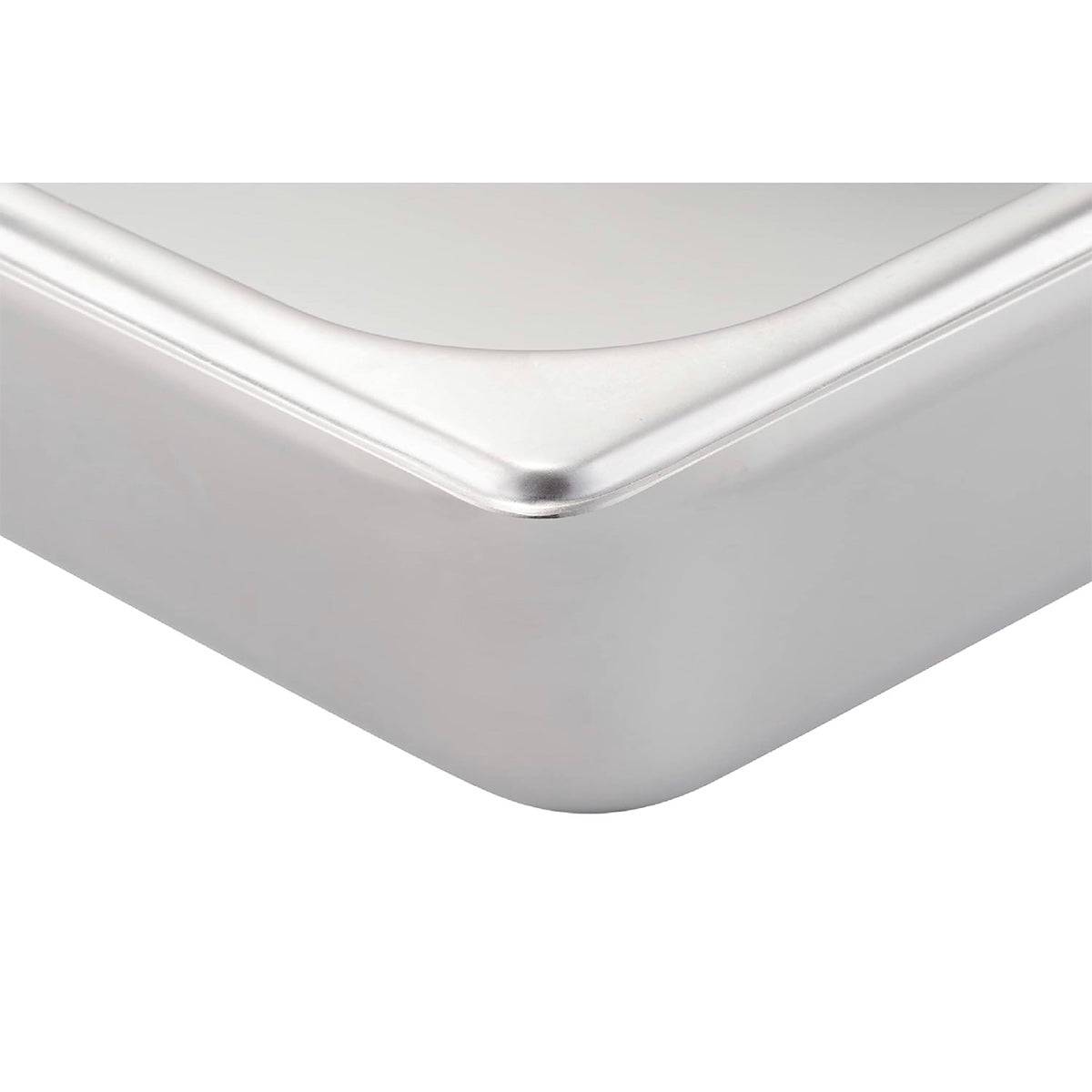 Full Size 2" Deep 22 Gauge Anti-Jam 304 Stainless Steel Steam Table Pan - Chefcoca
