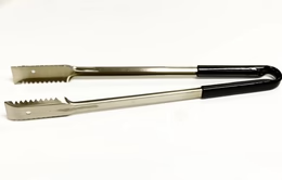 Sub-Equip,UTH-16K, 16"Stainless Steel Utility Tongs with Polypropylene Handle,Black - Chefcoca