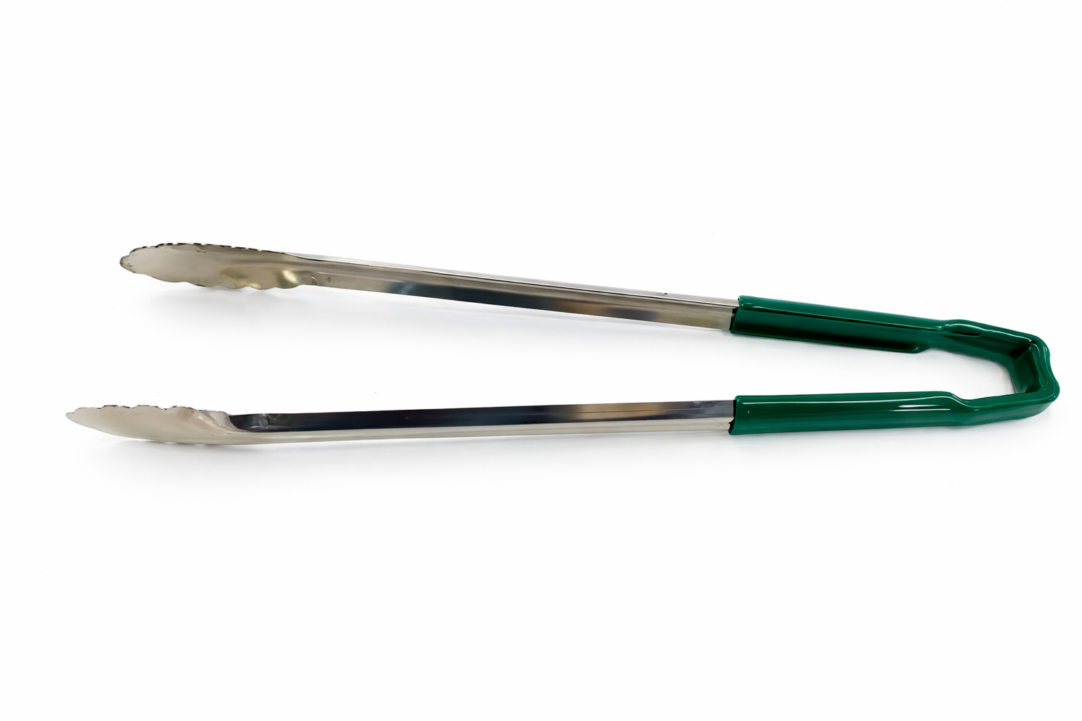 Sub-Equip,UTWH-16G, 16" Stainless Steel One-Piece Kool-Touch Utility Tongs,Green - Chefcoca