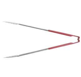Sub-Equip,UTWH-16R, 16" Stainless Steel One-Piece Kool-Touch Utility Tongs,Red - Chefcoca
