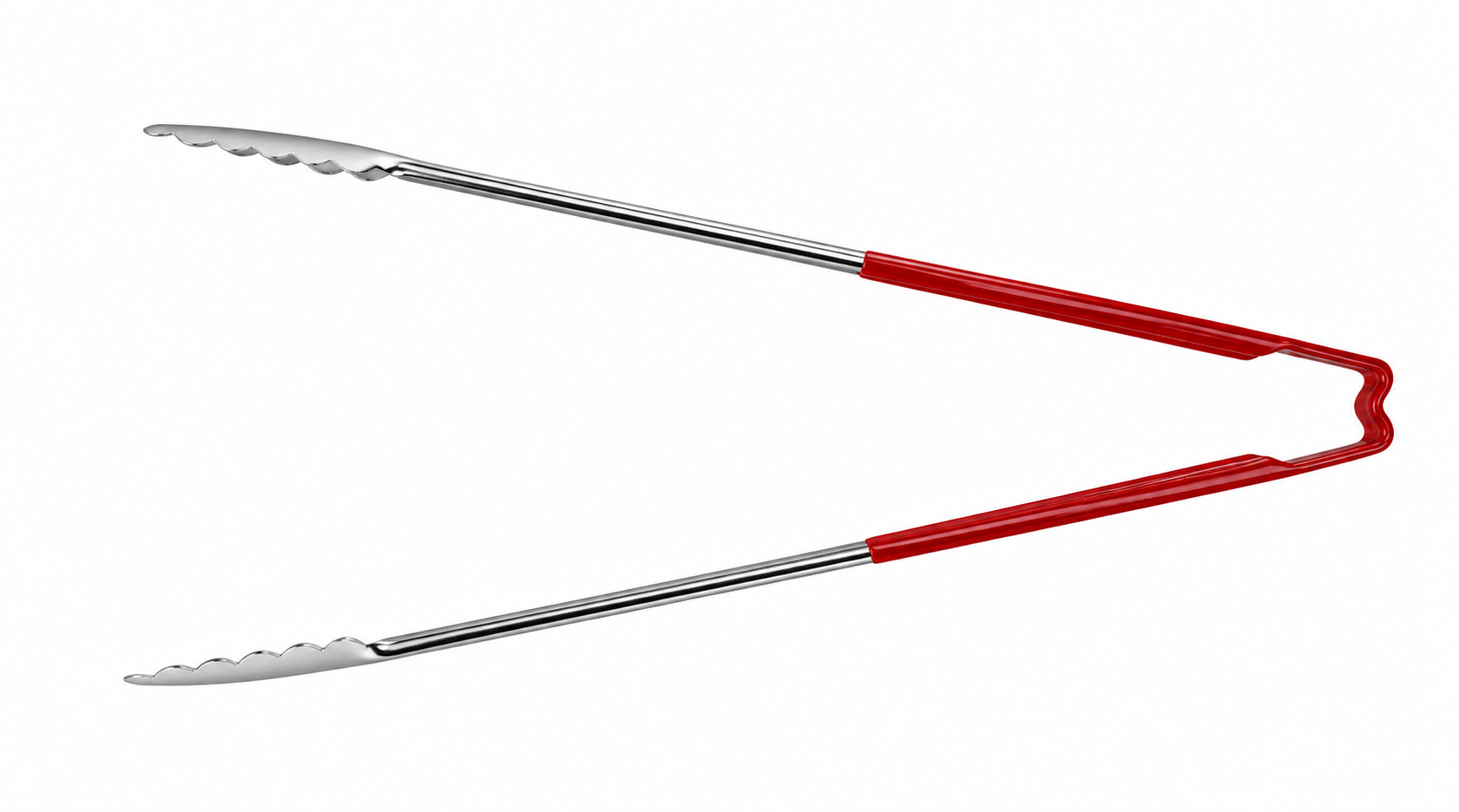 Sub-Equip,UTWH-16R, 16" Stainless Steel One-Piece Kool-Touch Utility Tongs,Red - Chefcoca
