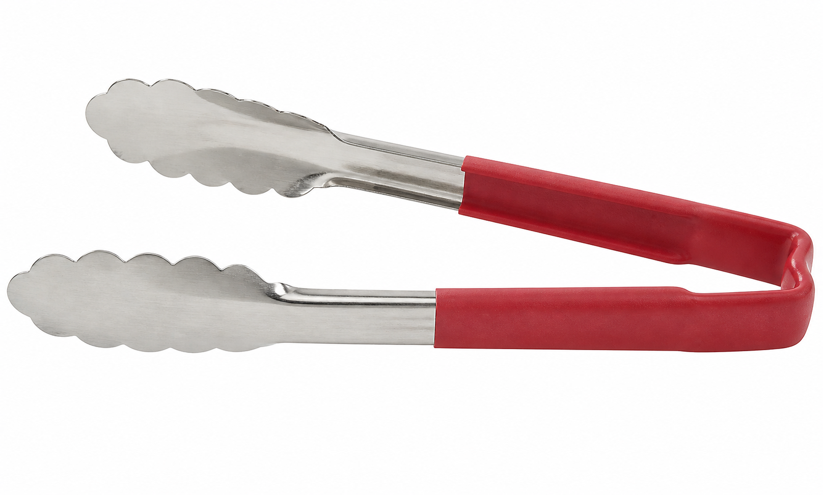 Sub-Equip,UTWH-9R, 9" Stainless Steel One-Piece Kool-Touch Utility Tongs,Red - Chefcoca