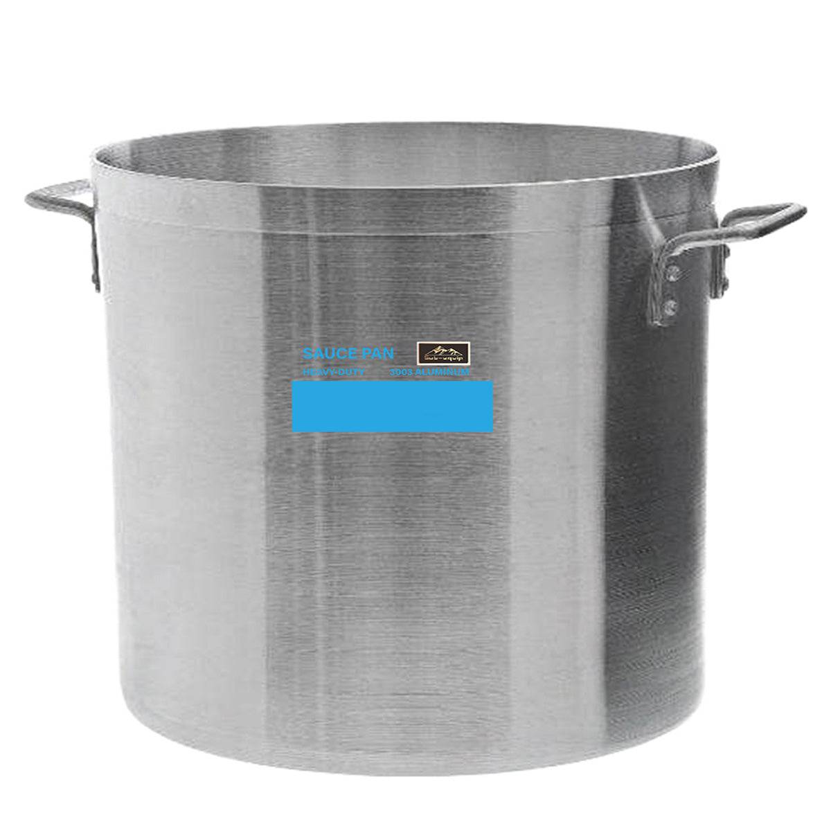 Sub-equip, ALS-140QT, 140 Qt Heavy Duty Aluminum Stock Pot, 23"x20.25" / 58.5cm*51.5cm, 4mm thick - Chefcoca