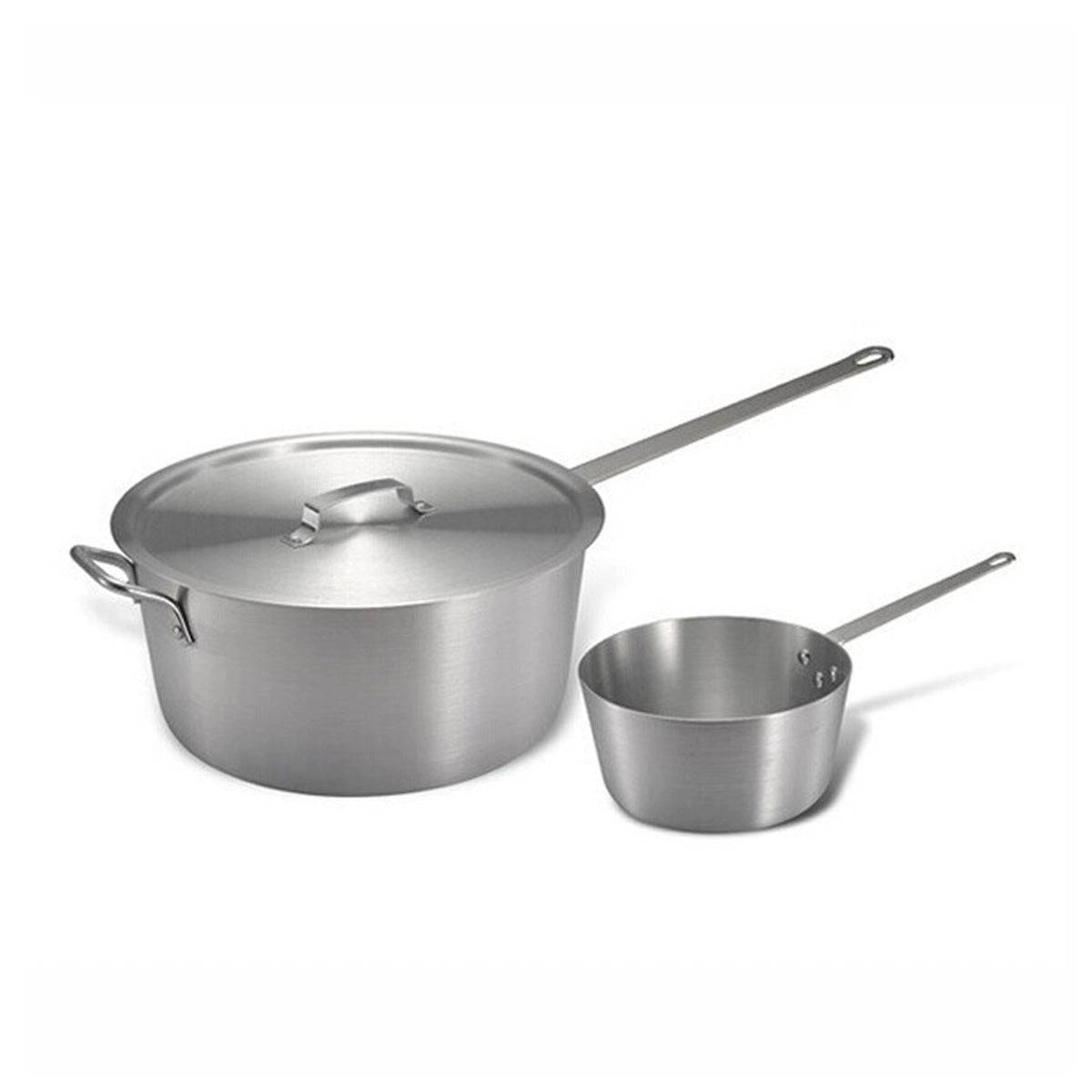Sub-equip,ASP-10QTC,Heavy-Weight Tapered Aluminium Cover for Sauce Pan 10QT - Chefcoca
