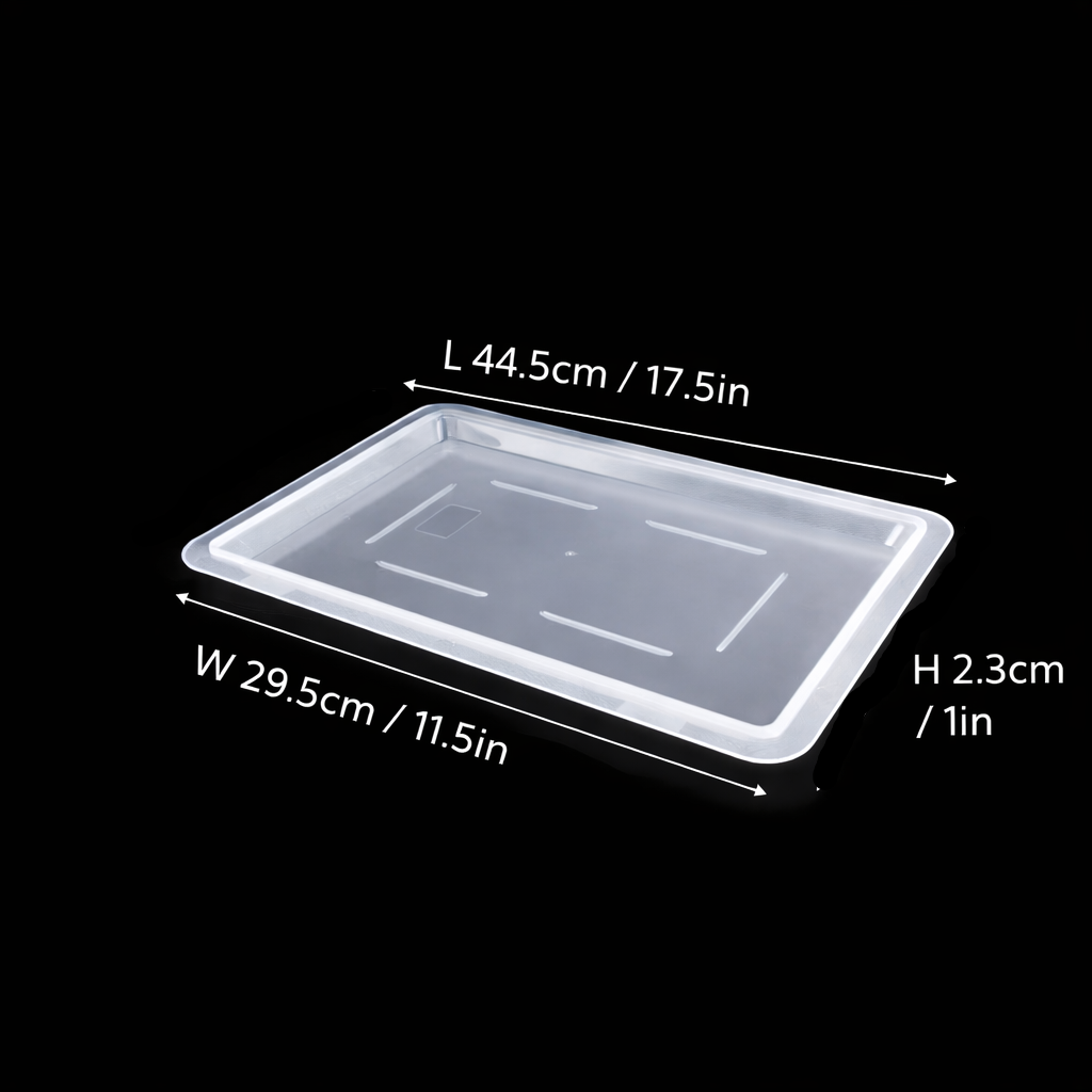 Sub-equip,FB-1812PL,White Translucent Half-size Cover for FB-18123T/FB-18126T/FB-18129T, 17.5"x11.5"x1" - Chefcoca