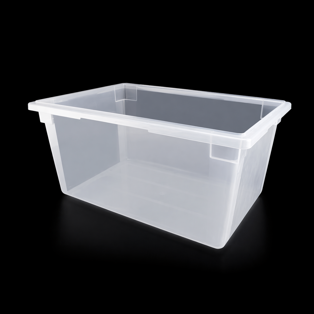 Sub-equip,FB-182615T, White Translucent Polypropylene Food Storage Box, Full Size,22 Gallon/83L, 25.4"x17.5"x15"H - Chefcoca