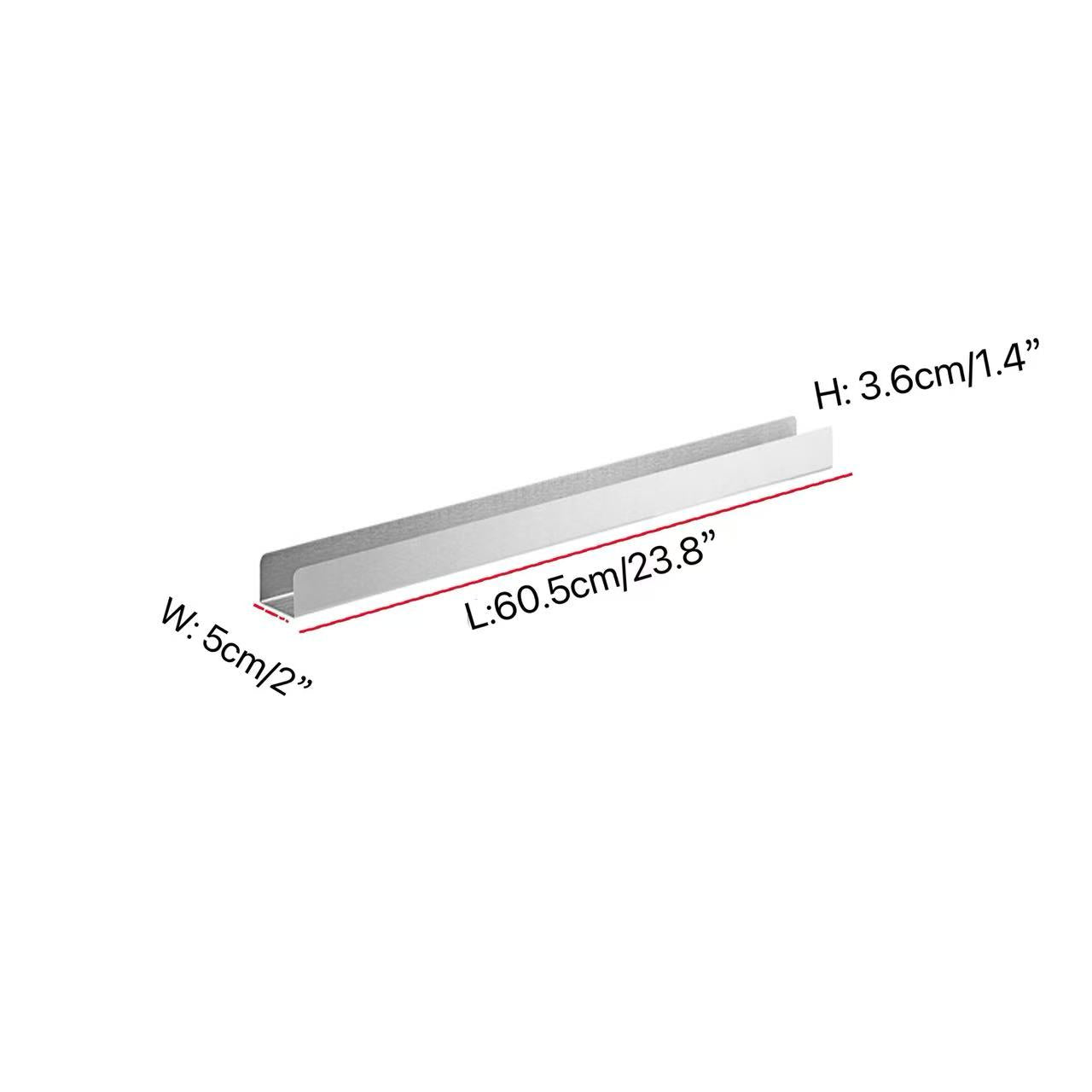 Sub-equip,FJB-24-SS, Fryer Connector Strip for Floor Fryers -60.5cm/23.8"L - Chefcoca