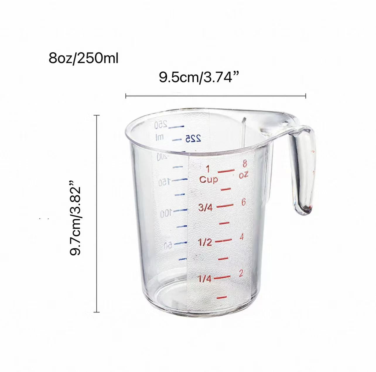 Sub-equip,PMC-250,Polycarbonate Measuring Cup (8oz/250ml)