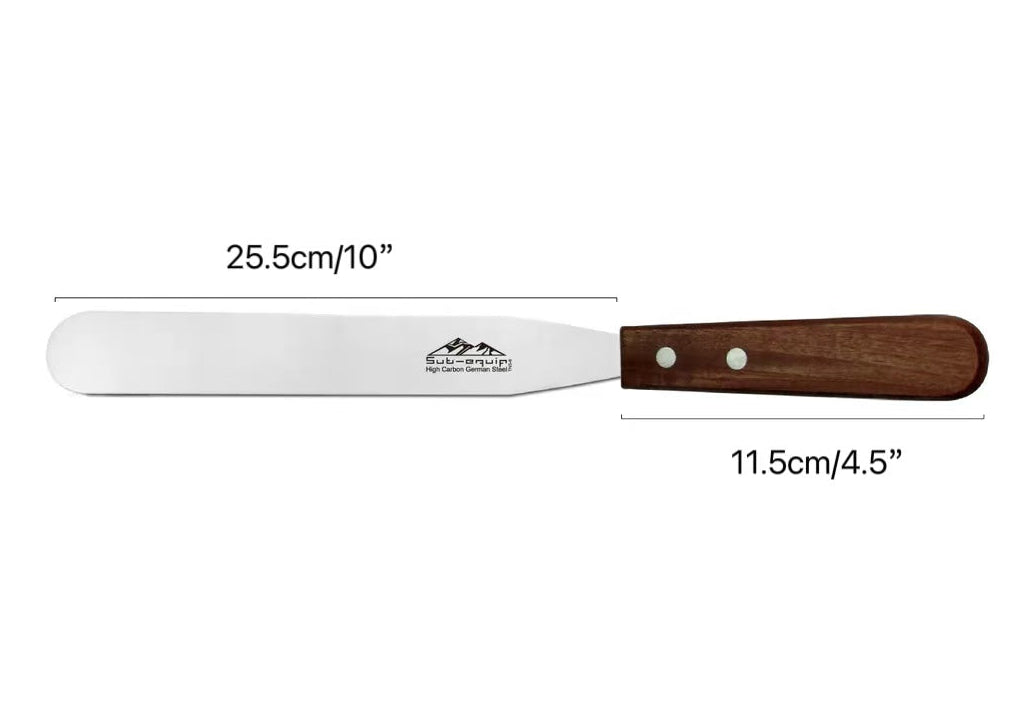 Sub-equip, TNS-10, 10" Spatula, with Rosewood Handle - Chefcoca