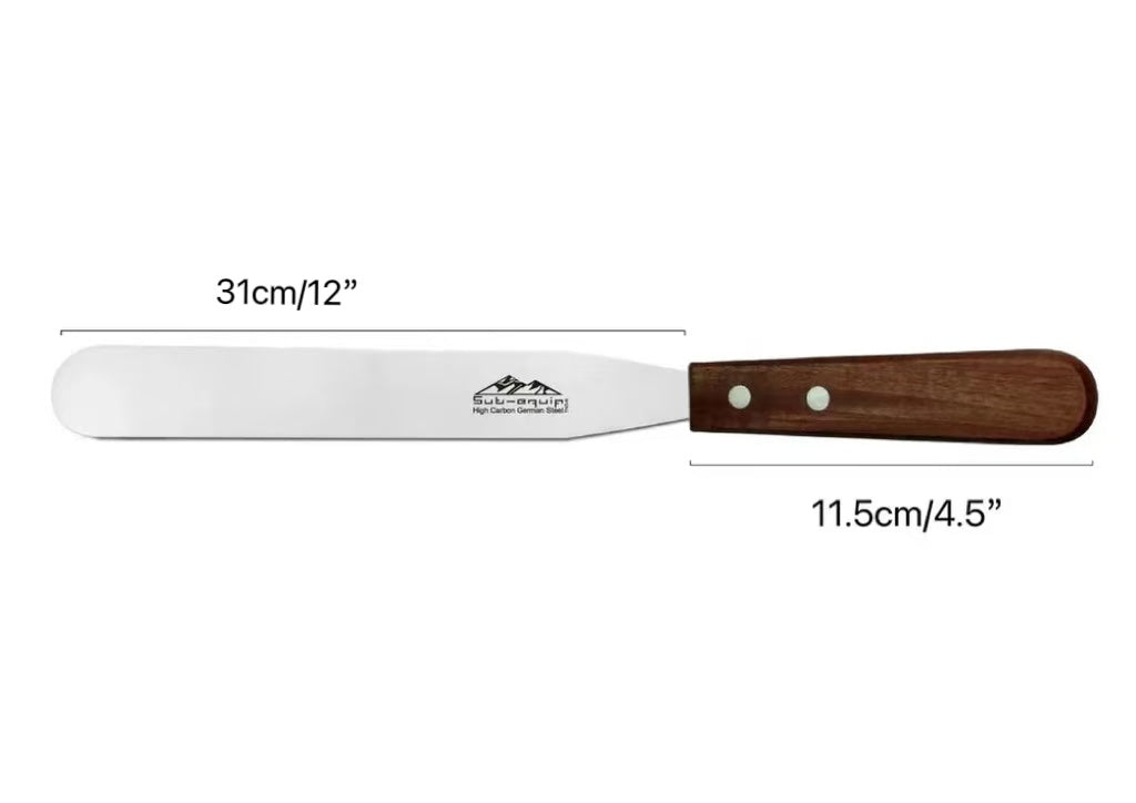 Sub-equip, TNS-12, 12" Spatula, with Rosewood Handle
