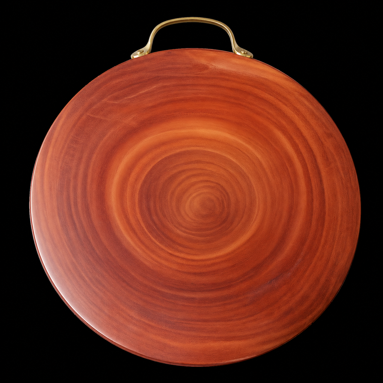 Sub-equip, WCB-388, Wooden Round Cutting Board, 38cm x 8 cm - Chefcoca