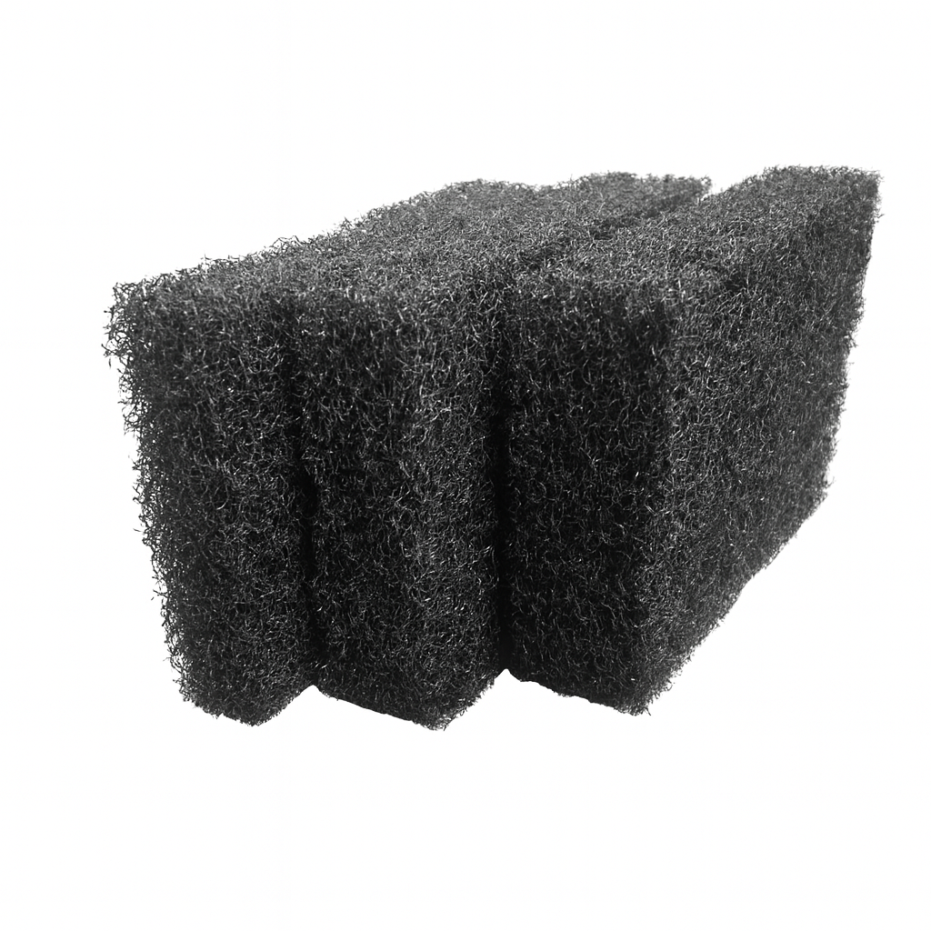 Sub-equip,YF-0817B,Heavy Duty Scouring Pad ,Black(10pcs/pack)