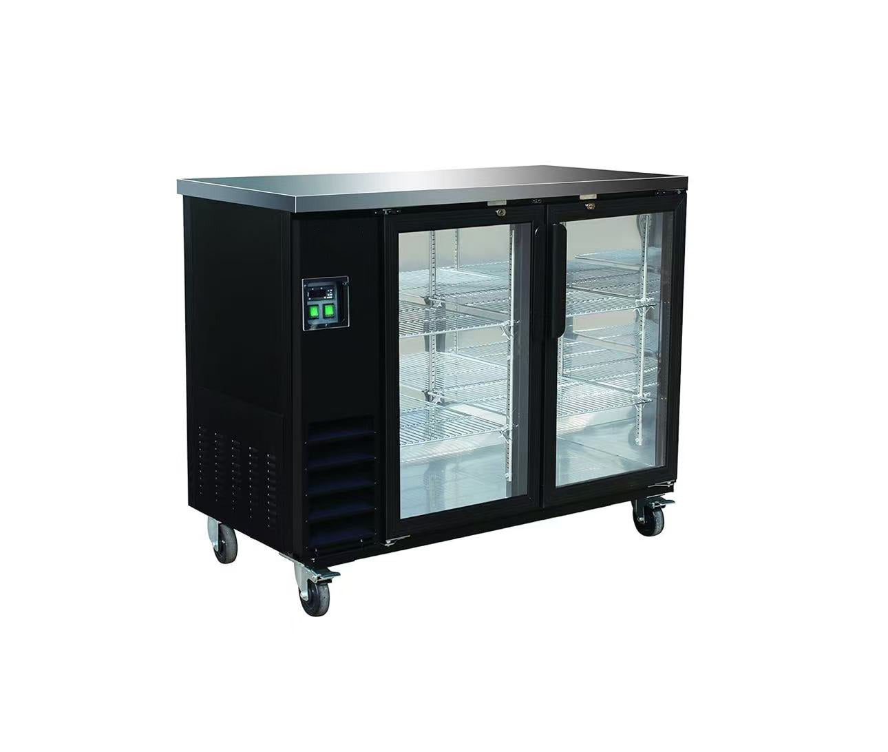 Sub-equip, CBB2-24G, 49" Swing Door Back Bar Cooler (49.1" x 24.4" x 41.8") - Chefcoca