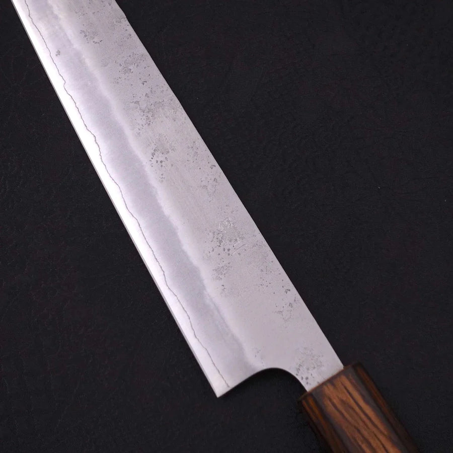 MUSASHI Sujihiki Silver Steel #3 Nashiji Sumi Urushi Handle 270mm (098-270) - Chefcoca