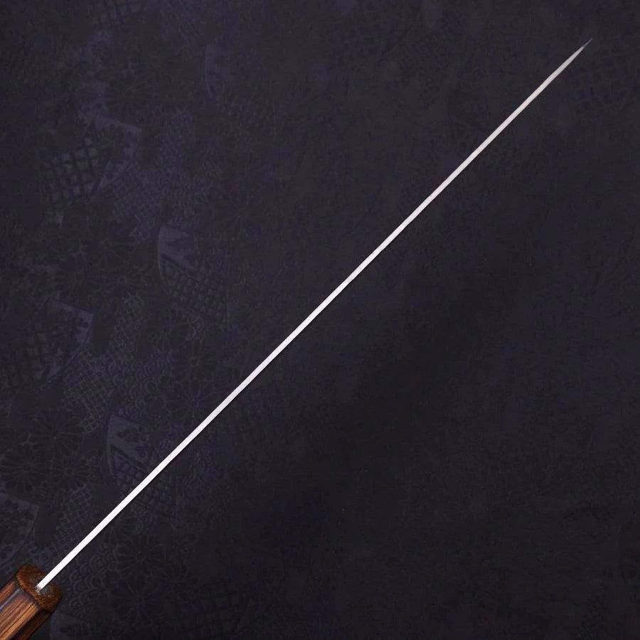 MUSASHI Sujihiki Silver Steel #3 Nashiji Sumi Urushi Handle 270mm (098-270) - Chefcoca
