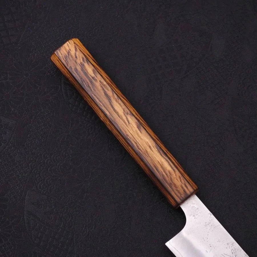 MUSASHI Sujihiki Silver Steel #3 Nashiji Sumi Urushi Handle 270mm (098-270) - Chefcoca