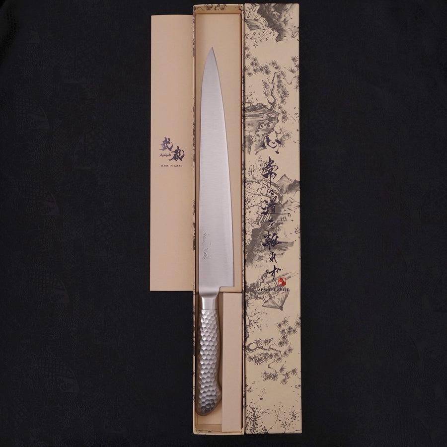 MUSASHI Sujihiki VG-5 Polished Western Handle 210mm (314-210) - Chefcoca