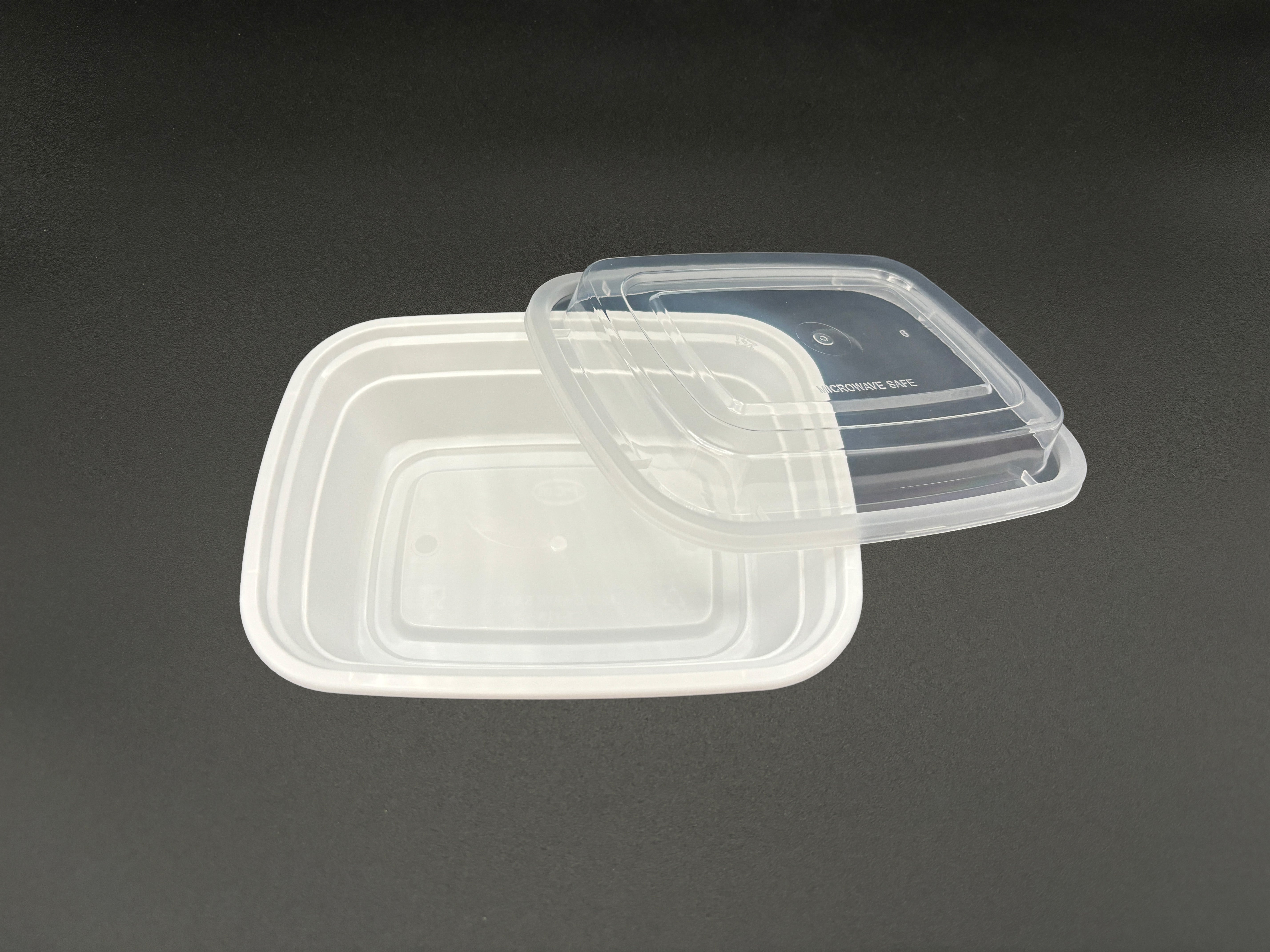150 Sets, Rectangular Microwaveable Container, 12 oz (T-12S) - Chefcoca