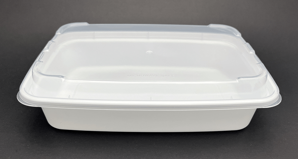 150 Sets, Rectangular Microwaveable Container, 16 oz (T-16) - Chefcoca