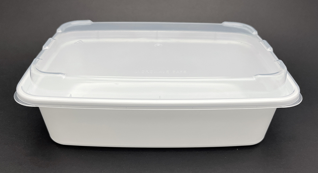 150 Sets, Rectangular Microwaveable Container, 24 oz (T-24) - Chefcoca