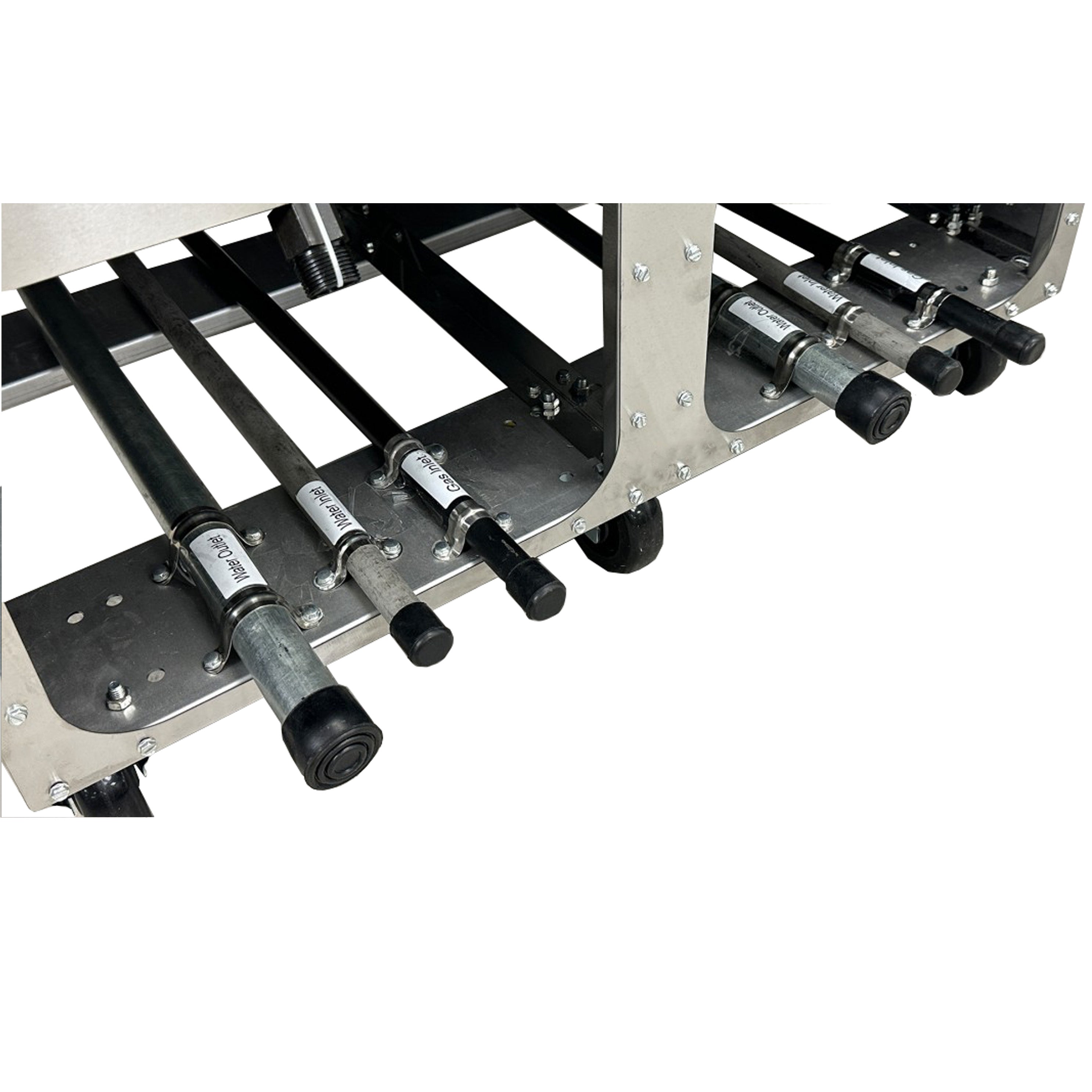 Turbo Range, 22 Gallon Commercial Natural Gas Two Section Pasta Cooker - 140,000 BTU - Chefcoca