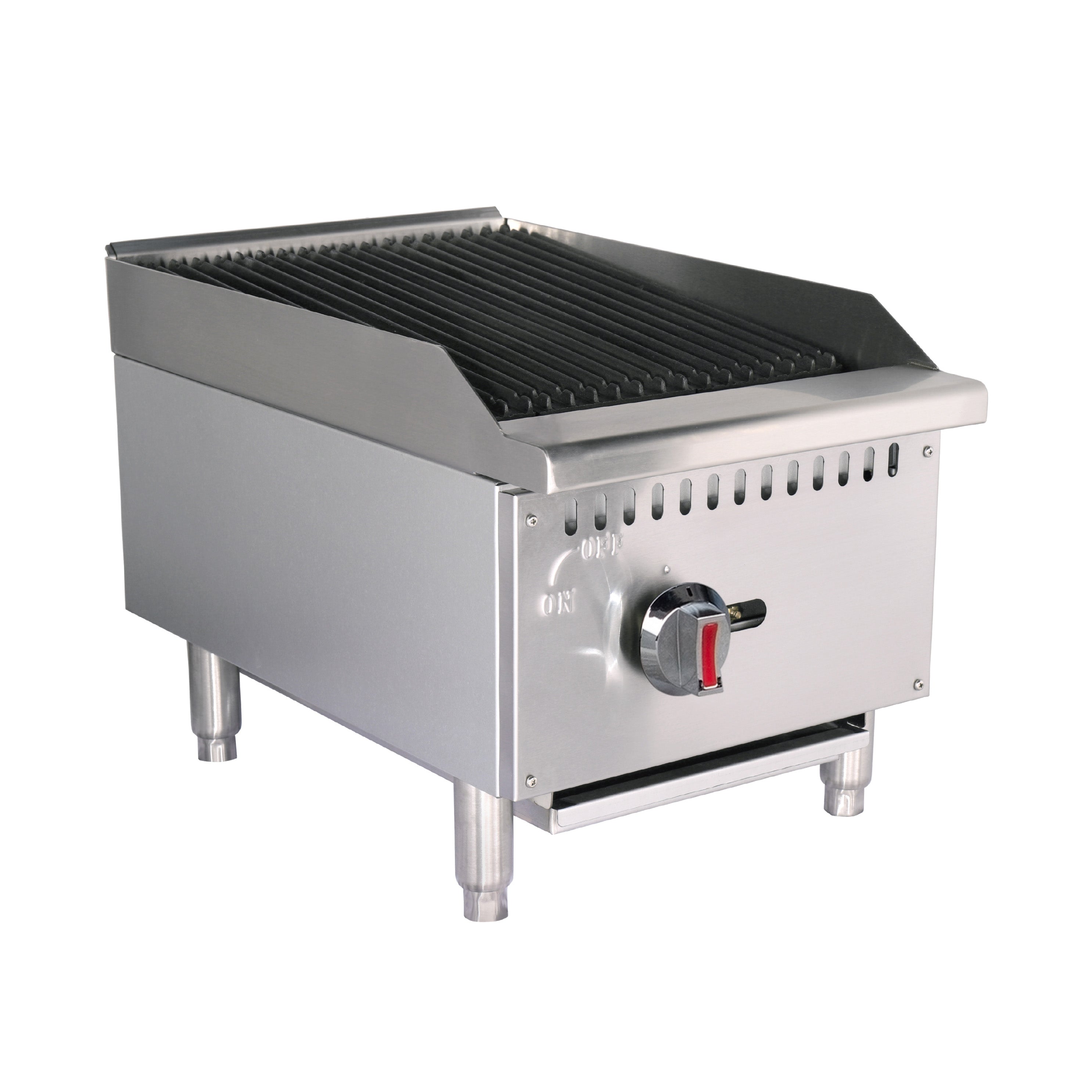 Turbo Range 16" Natural Gas Charbroiler, 30,000 BTU - Chefcoca